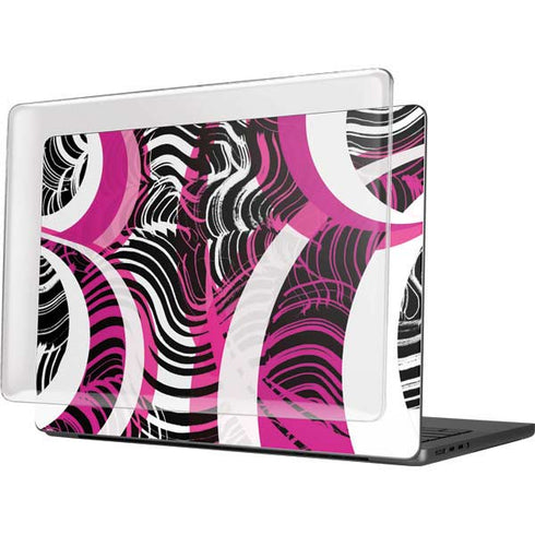 Pink and White Hipster MacBook Pro 14in (2021-24) Case plus Skin